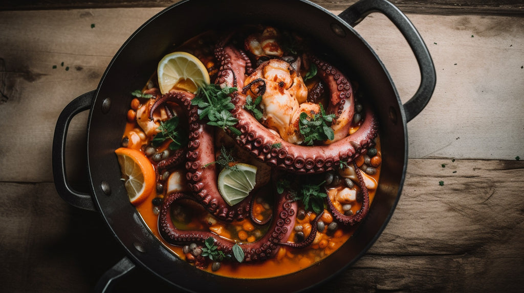 Sauce Pan Octopus | Selo Olive Oil Recipes